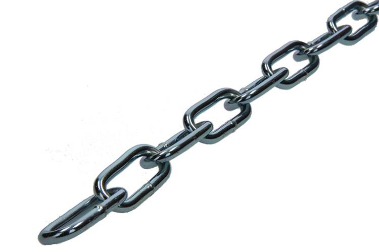 Afbeelding laden in galerijviewer, 1014185 - ketting schakel lang din5685-1ø 5mm l 35mm 15m wwl 125 kg | 15 stuks