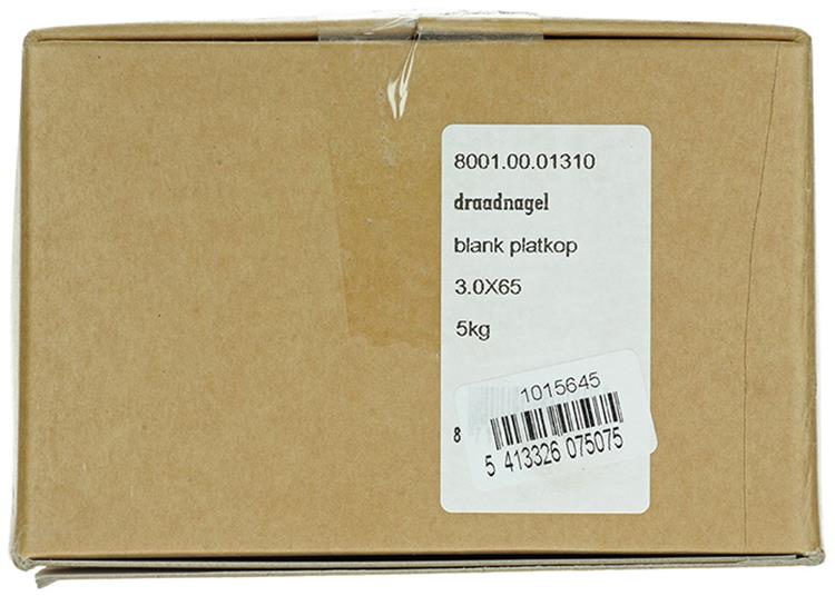 Afbeelding laden in galerijviewer, 1015645 - doos 5 kg. nagels platte kop 3,0x65 mm | 2 stuks