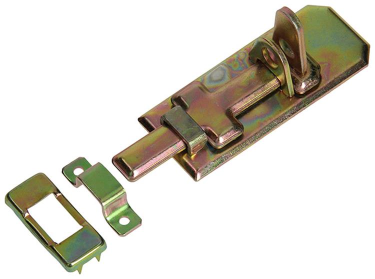 Load image into Gallery viewer, Mack 1014281 - veiligheidsschuif voor hangslot, bichromaat 100mm | 5 stuks