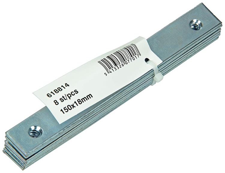 Load image into Gallery viewer, 1014306 - 8 verbindingsplaatjes verzinkt150x18mm | 10 stuks