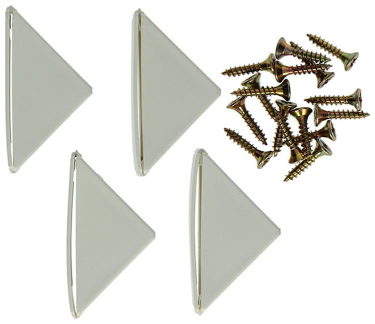 Load image into Gallery viewer, Mack 1013643 - 4 hoekverbinders hoog wit | 5 stuks