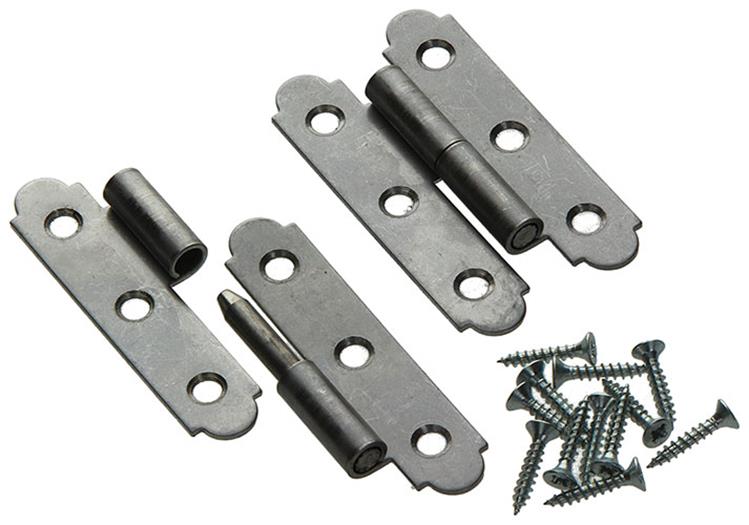 Load image into Gallery viewer, Mack 1013706 - 2 spaanse paumellen rechts inox h 80 - b 45 mm | 5 stuks
