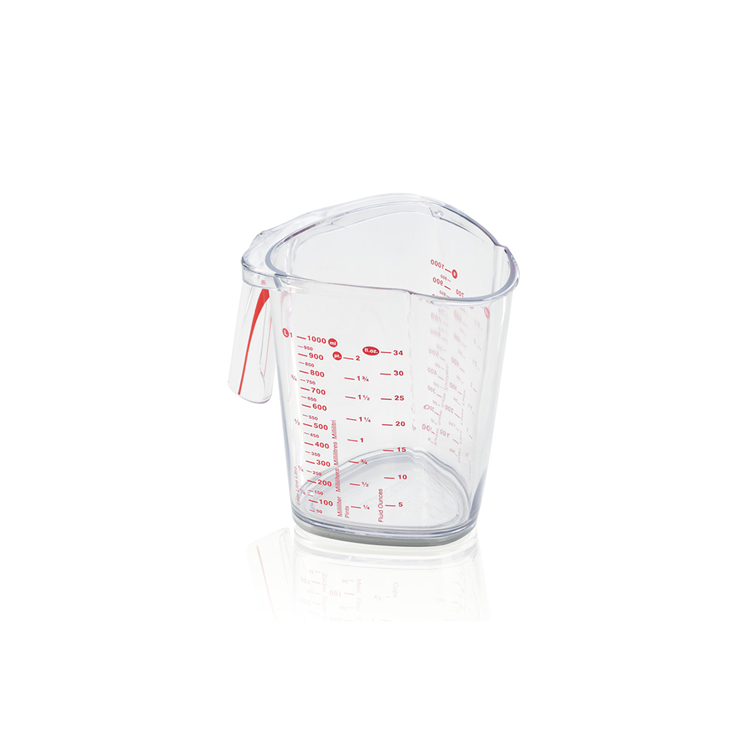 Load image into Gallery viewer, Leifheit comfortline maatbeker - 1 liter - incl. antislipbodem - incl. schenktuit - vaatwasserbestendig - transparant