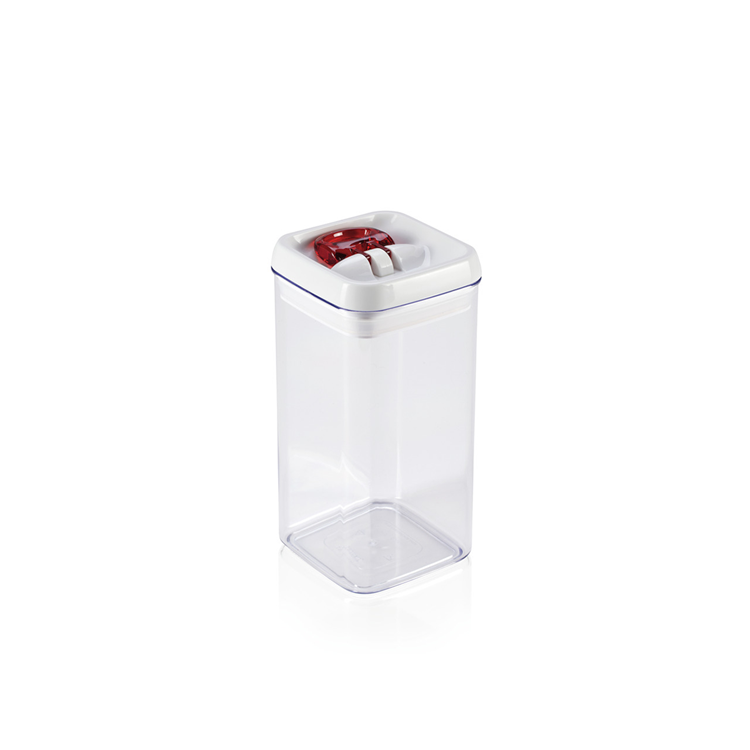 Load image into Gallery viewer, Leifheit fresh easy - voorraaddoos vierkant - 1,2 liter - wit