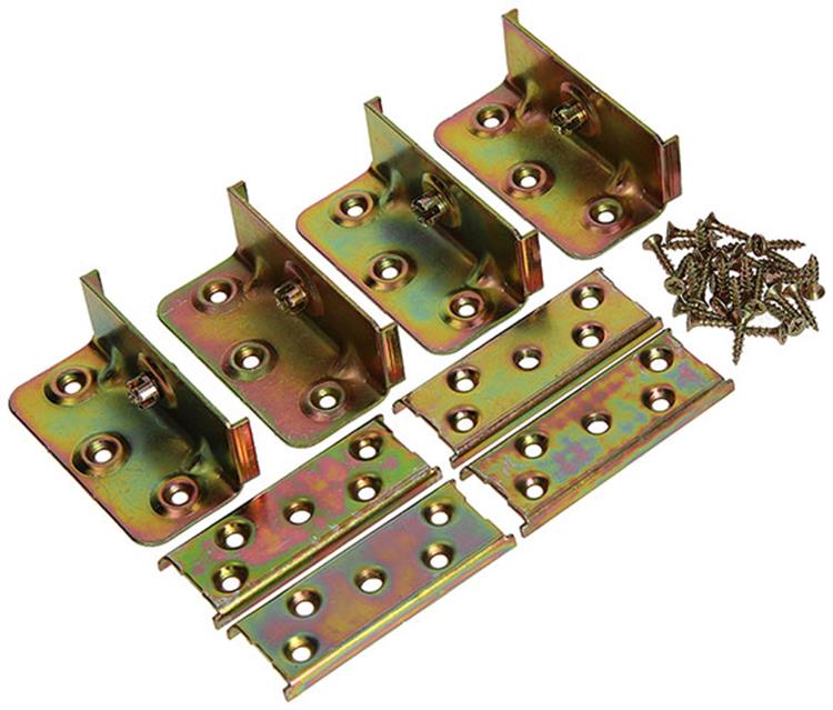 Load image into Gallery viewer, Mack 1014458 - volledige set bedverbinders gebichromateerd | 10 stuks
