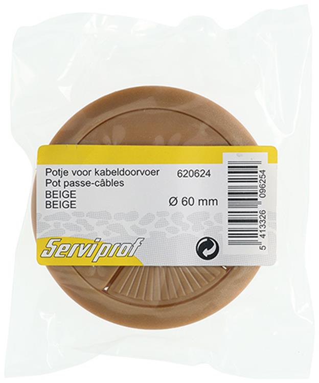 Load image into Gallery viewer, Mack 1014502 - 1 potje voor kabeldoorvoer bruin ø 60 mm | 10 stuks