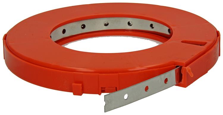 Load image into Gallery viewer, 1014766 - geperforeerd bandijzer, inox 12mmx0.8mm x10m | 2 stuks