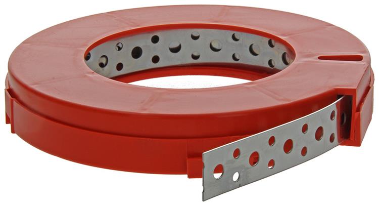 Load image into Gallery viewer, 1014767 - geperforeerd bandijzer, inox 19mmx0.8mmx10m | 2 stuks