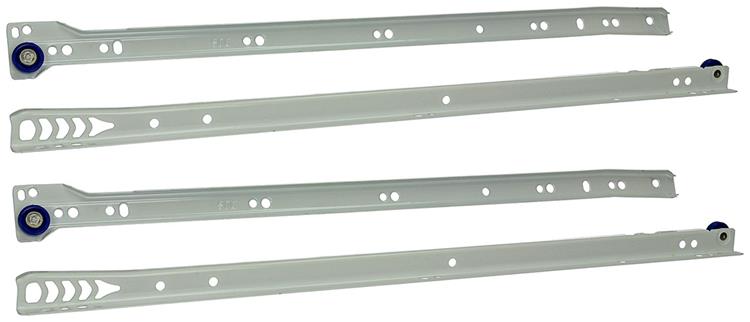 Load image into Gallery viewer, 1013691 - paar rolladegeleiders wit 25kg 50cm | 5 stuks