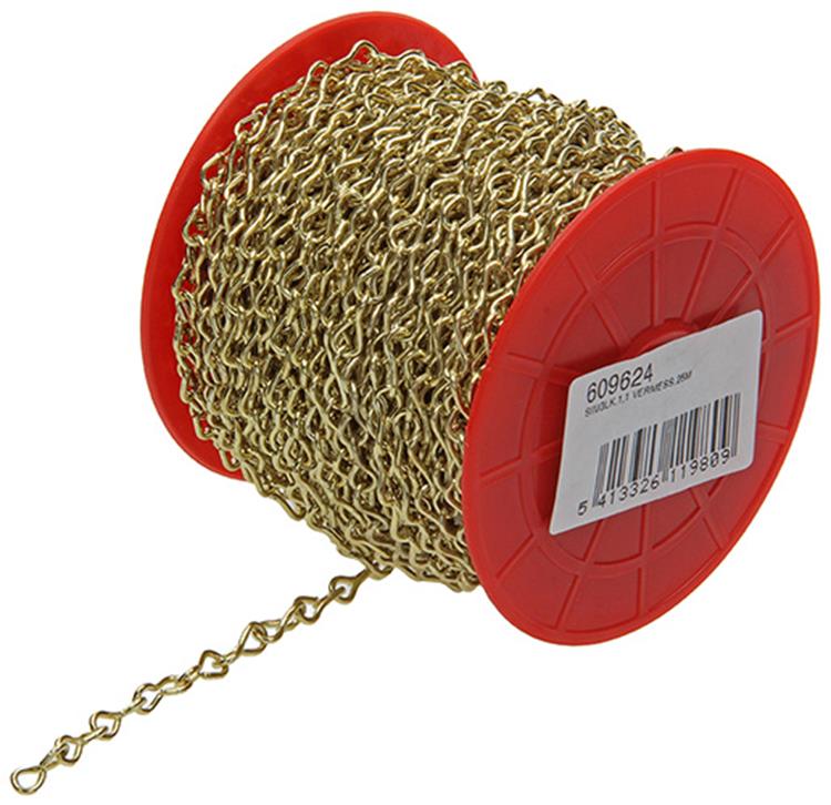 Load image into Gallery viewer, Mack 1013677 - 25m vermessingde ketting si 1,1 6mm | 25 stuks