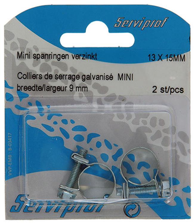 Load image into Gallery viewer, Mack 1011659 - 2 mini spanringen verzinkt 13x15mm | 10 stuks