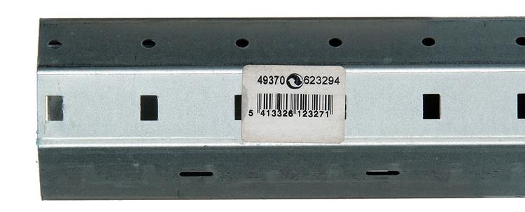 Load image into Gallery viewer, 1014836 - achtkantbuis verz. sw 60 x0,6mm l: 2m | 3 stuks