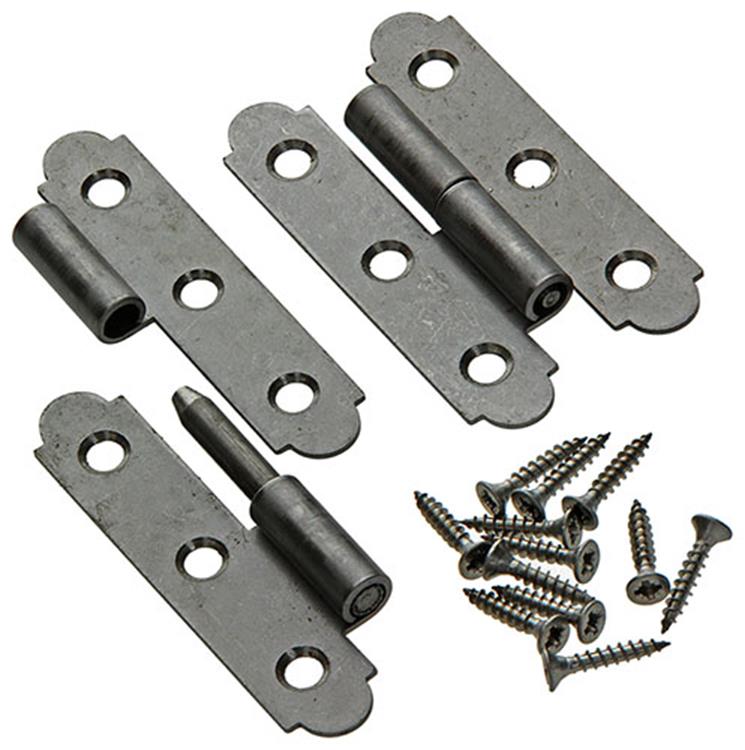 Load image into Gallery viewer, Mack 1013707 - 2 spaanse paumellen links inox h 80 - b 45 mm | 5 stuks