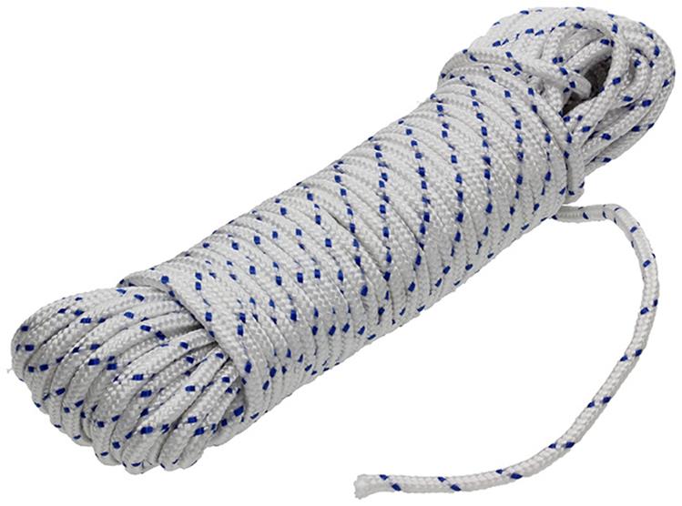 Load image into Gallery viewer, Mack 1014932 - pp gevlochten wit blauw streng5mm 20m | 5 stuks