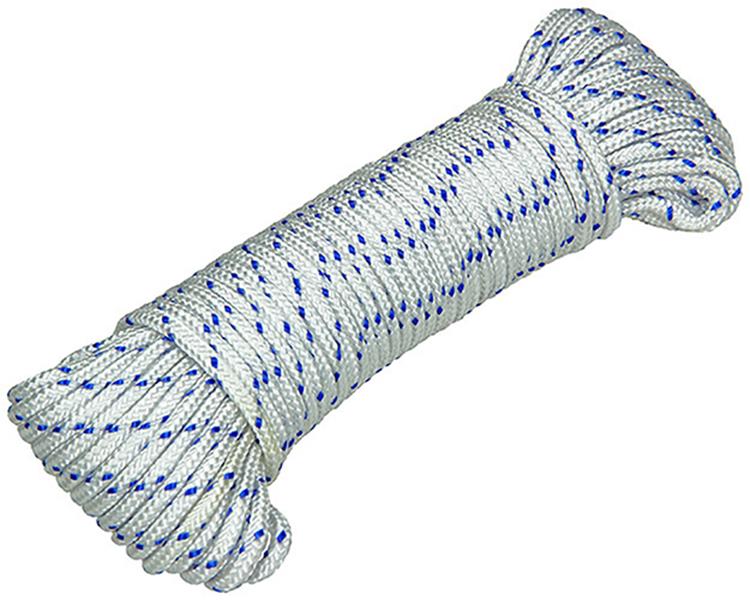 Load image into Gallery viewer, Mack 1014995 - pp gevlochten wit blauw streng4mm 20m | 5 stuks