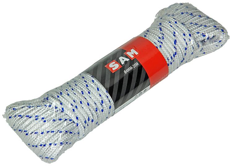 Load image into Gallery viewer, Mack 1014995 - pp gevlochten wit blauw streng4mm 20m | 5 stuks