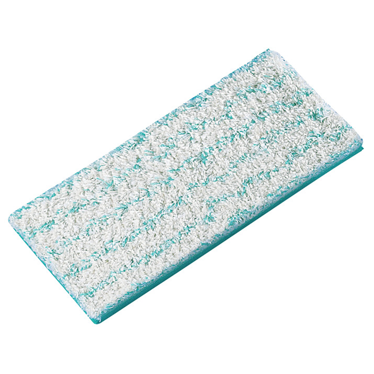 Afbeelding laden in galerijviewer, Leifheit picobello s dweildoek cotton plus - voor stenen vloeren - 27 cm wisbreedte - turquoise - wit