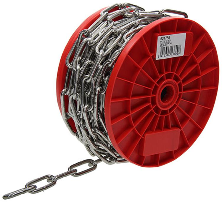 Load image into Gallery viewer, Mack 1015116 - kett. inox sch. lang din5685-1ø 5mm l 35mm 15m wwl 125 kg | 15 stuks