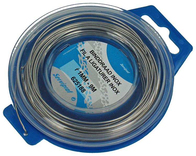 Load image into Gallery viewer, Mack 1015188 - binddraad inox hobby ø1mm - 9m | 6 stuks
