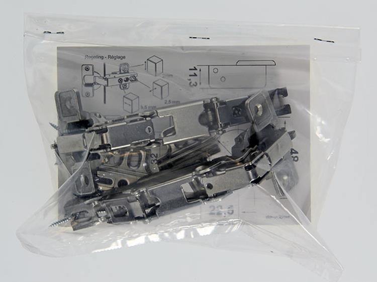 Load image into Gallery viewer, Mack 1015228 - 2 inboorscharnieren slide on 35mm 165° opliggende deur | 10 stuks