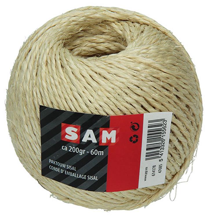Load image into Gallery viewer, Mack 1013952 - paktouw sisal bobijn 3mm ca 45m | 10 stuks