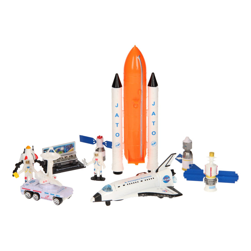 Load image into Gallery viewer, Johntoy space shuttle set groot met licht en geluid