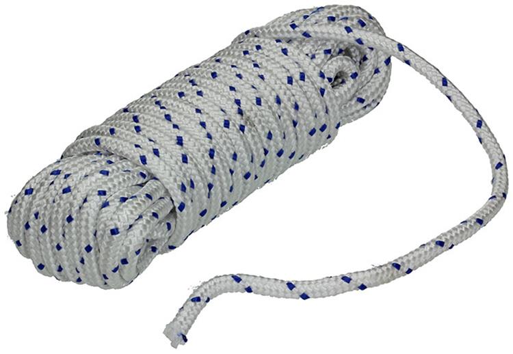 Load image into Gallery viewer, Mack 1013977 - pp gevlochten wit blauw streng8mm 15m | 5 stuks