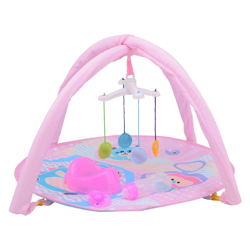 Afbeelding laden in galerijviewer, Baby rose poppenspeelmat