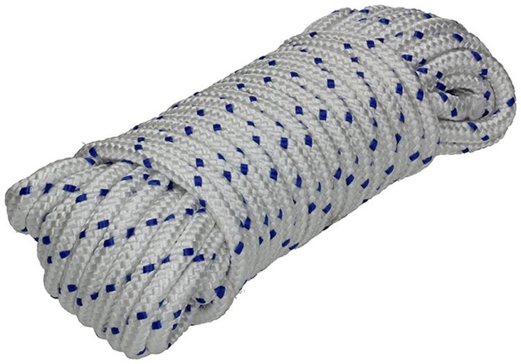 Load image into Gallery viewer, Mack 1013977 - pp gevlochten wit blauw streng8mm 15m | 5 stuks