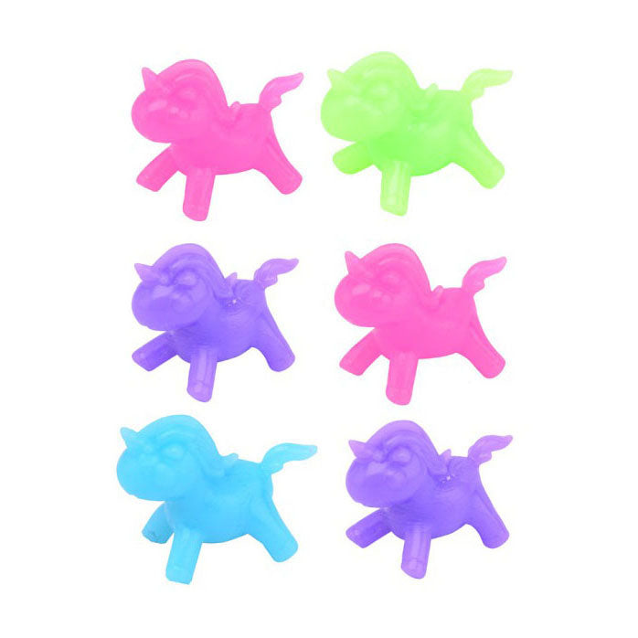 Load image into Gallery viewer, Johntoy sticky eenhoorn raamlopers in koker, 6st