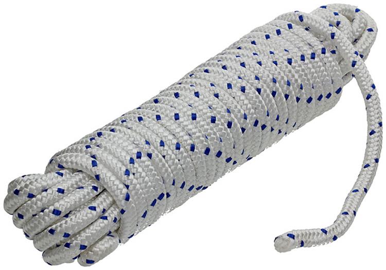 Load image into Gallery viewer, Mack 1013979 - pp gevlochten wit blauw streng12mm 15m | 5 stuks