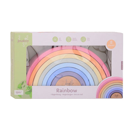 Load image into Gallery viewer, Joueco houten regenboog, 8dlg.