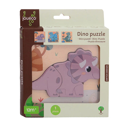 Load image into Gallery viewer, Jouéco joueco houten dino puzzel