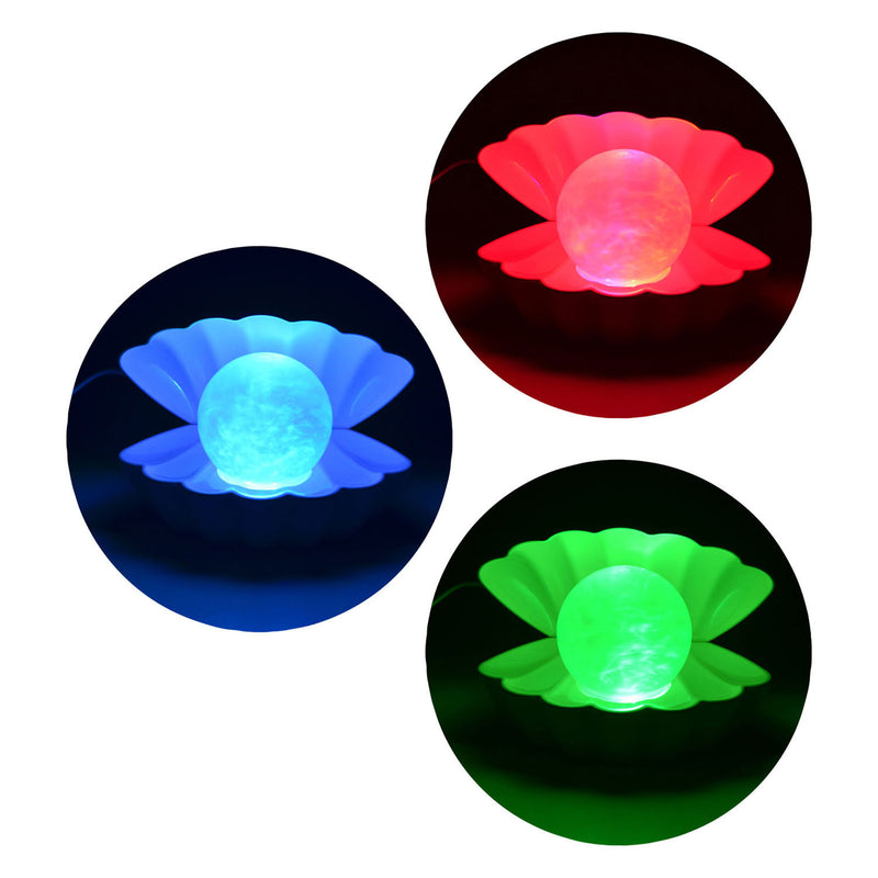 Load image into Gallery viewer, Johntoy parel nachtlamp roze met usb aansluiting