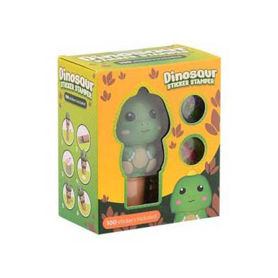 Load image into Gallery viewer, Johntoy dinosaurus sticker stamper