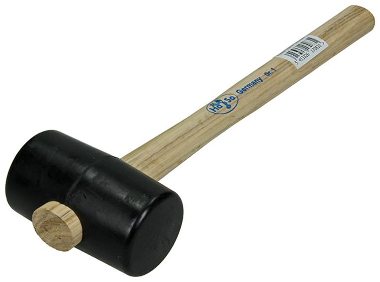 Load image into Gallery viewer, 1010740 - rubber hamer es.st.nr. 1 90x55mm 300gr | 3 stuks
