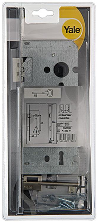 Load image into Gallery viewer, Yale 1019022 - 1 dubbel insteekslot l r a1353 55mm | 3 stuks