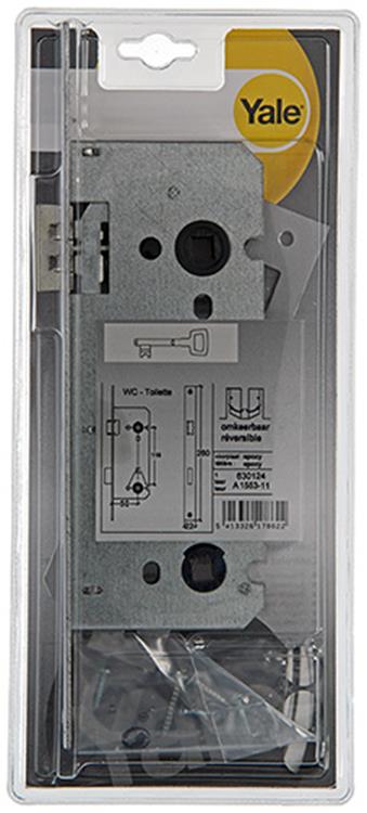 Load image into Gallery viewer, Yale 1019036 - 1 dubb.insteek wc-slot omkeerba1553 50mm | 3 stuks