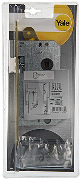 Load image into Gallery viewer, Yale 1019046 - 1dbl.insteekslot messing l r a2656 50mm | 3 stuks