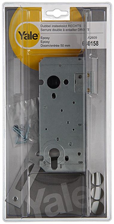 Load image into Gallery viewer, Yale 1019053 - 1 insteekslot z cil.dubbel r a2609 50mm | 3 stuks