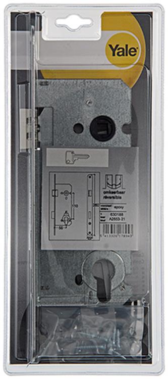 Load image into Gallery viewer, Yale 1019064 - 1 dubb.cil.insteekslot omkb. epoxy a2653-21 55mm | 3 stuks