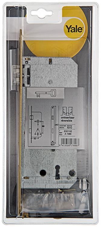 Load image into Gallery viewer, Yale 1019066 - 1 insteekslot vermessingd a1390 2ag bb 50mm | 3 stuks