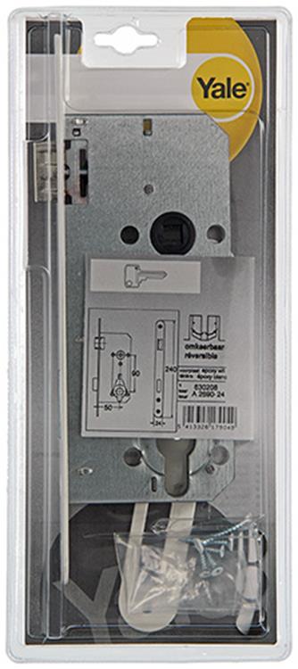 Load image into Gallery viewer, Yale 1019070 - 1 insteekslot wit a2690 24v pz 50mm | 3 stuks