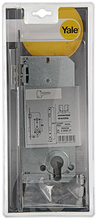 Load image into Gallery viewer, Yale 1019077 - insteekslot inox a2690 27v pz 50mm | 3 stuks