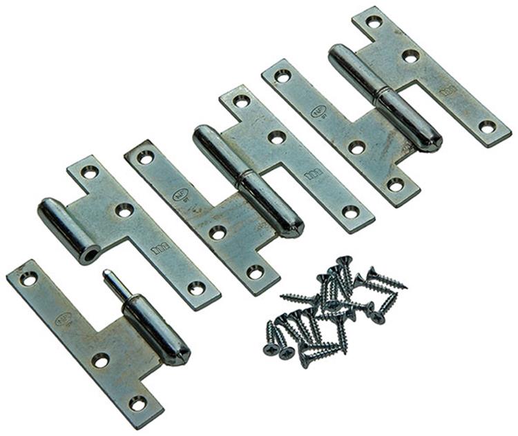 Load image into Gallery viewer, Yale 1019128 - 3 stalen paumellen bichromaat l 110x70mm | 5 stuks