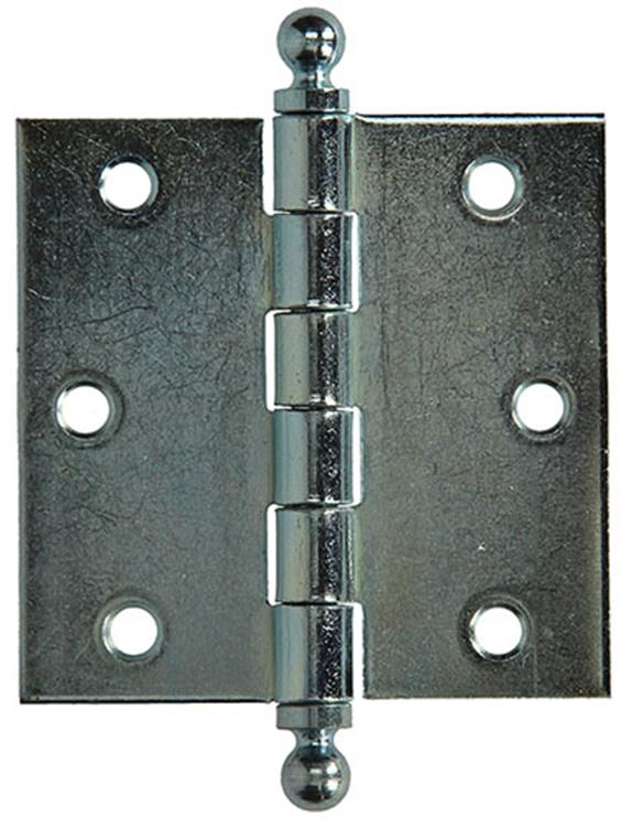 Load image into Gallery viewer, Yale 1019137 - 3 bolknopscharnieren verzinkt 76x76mm | 2 stuks