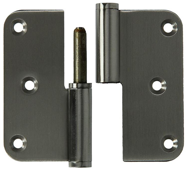 Load image into Gallery viewer, Yale 1019161 - 3 paumellen inox, afger.hoekenlinks 80x80mm | 5 stuks