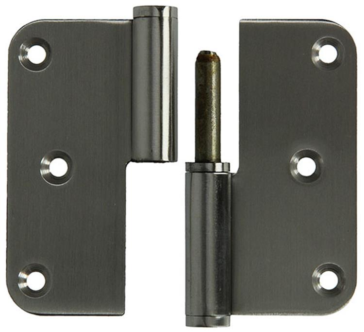 Load image into Gallery viewer, Yale 1019162 - 3 paumellen inox, afger.hoekenrechts 80x80mm | 5 stuks