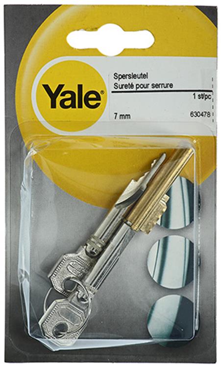 Load image into Gallery viewer, Yale 1019187 - 1spersleutel 7mm flora 1020e 41677 | 3 stuks