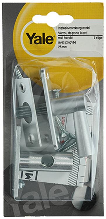Load image into Gallery viewer, Yale 1019211 - 1 insteekvoordeurgrendel + hendel 25mm 2600-04 | 5 stuks
